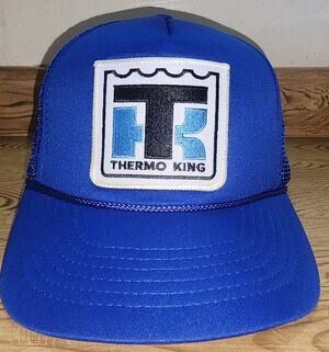 Thermo King Trucker Hat Snapback Men's Blue One Size Adjustable Mesh Cap